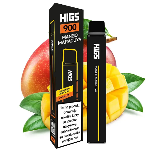 HIGS XL 900 Puffs Mango Maracuya Mesh Coil premium Vape