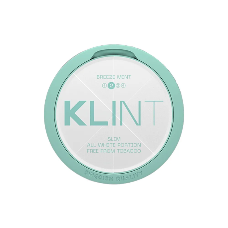 Klint Breeze Mint - Nicotine Pouches | Swedish Snus - Tobacco Free