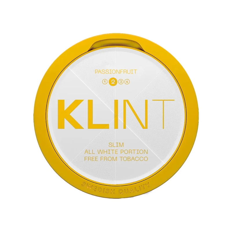 Klint Passionfruit - Nicotine Pouches | Swedish Snus - Tobacco Free