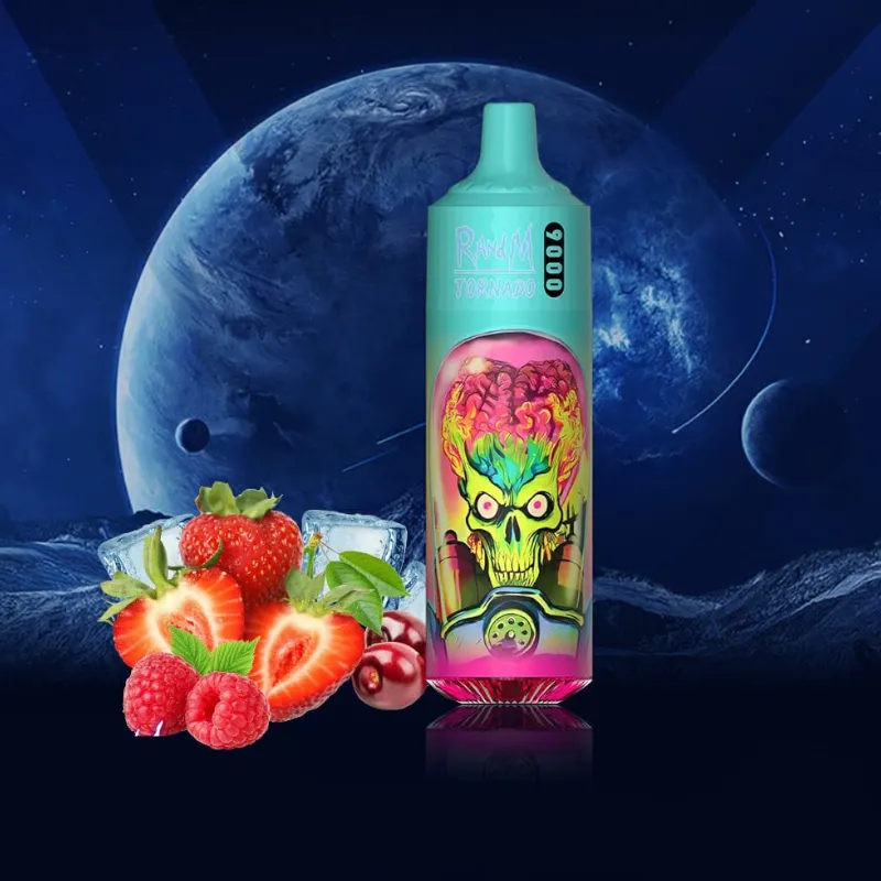 RandM Tornado 9000 - Strawberry Raspberry Cherry ICE