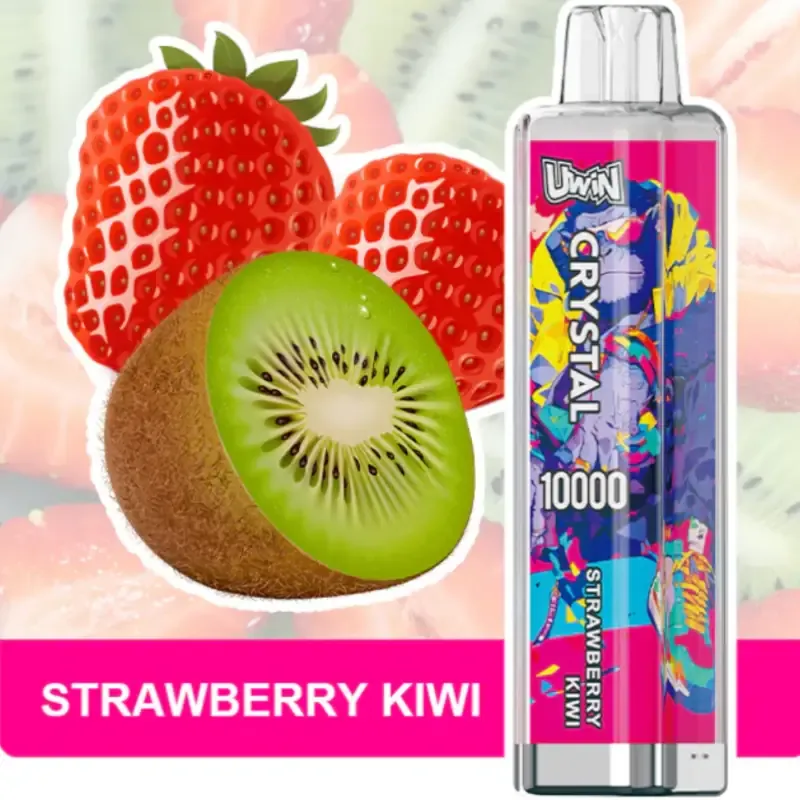 Uwin Crystal 10000 Puffs - Strawberry Kiwi