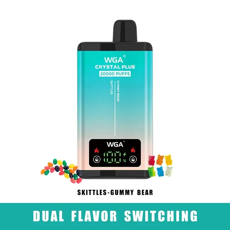 WGA Crystal 20000 Puffs 2in1 - Gummy Bear - Skittles -  Vape