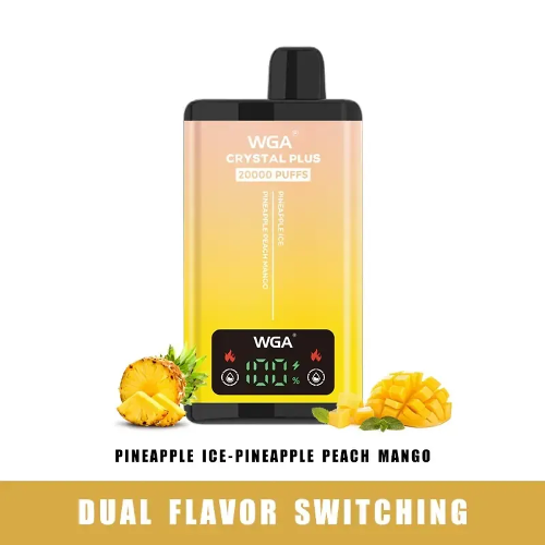 WGA Crystal 20000 Puffs 2in1 - Pineapple Ice - Pineapple Peach Mango - Vape