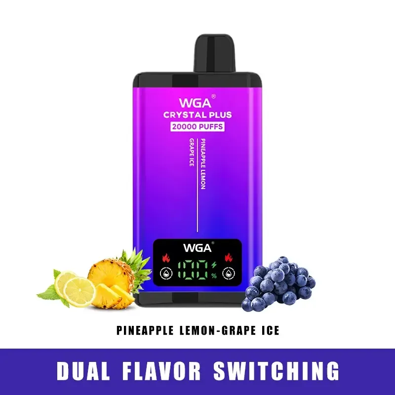 WGA Crystal 20000 Puffs 2in1 - Pineapple Lemon - Grape Ice - Vape
