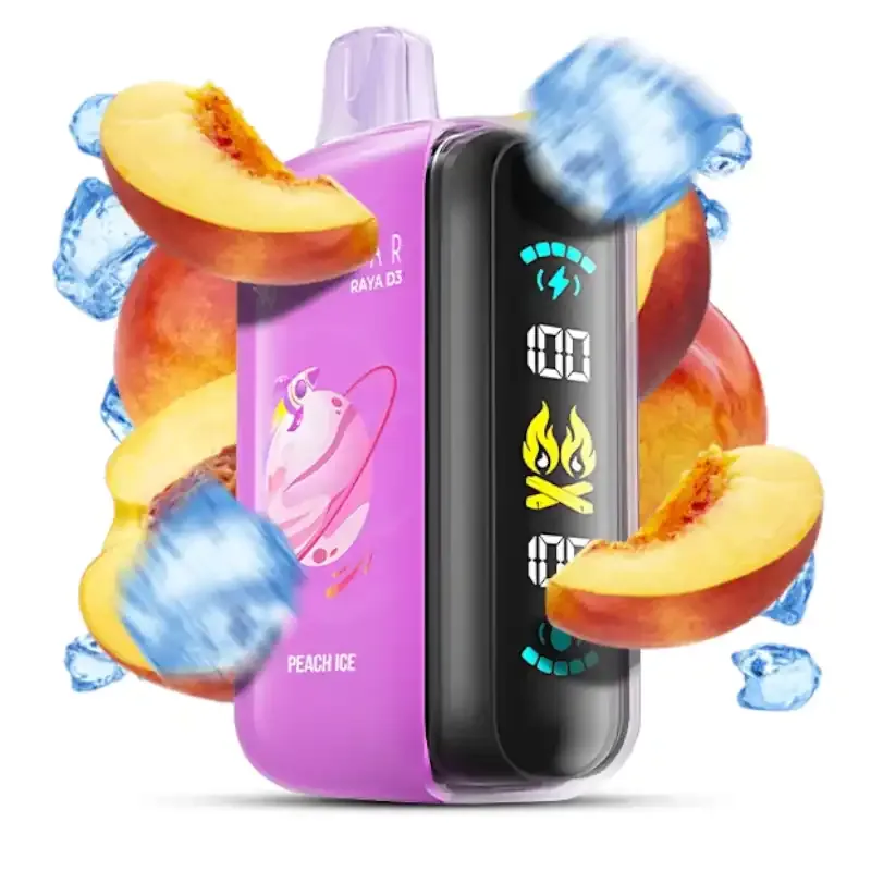Elf Bar Raya D3 Vape - Peach Ice
