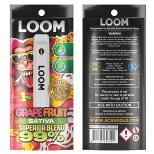 ACAN Loom Vape 1ml - Grapefruit | Sativa - Energetic