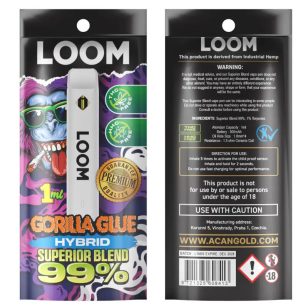 ACAN Loom Vape 1ml - Gorilla Glue | Hybrid - Talkative