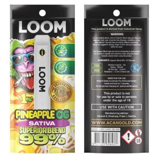 ACAN Loom Vape 1ml - Pineapple OG | Sativa – Focused