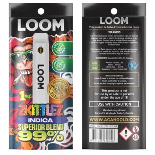 ACAN Loom Vape 1ml - Zkittlez | Indica – Relaxed