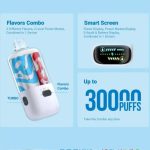 Elf Bar Combo Pro 30000 - Watermelon Ice & Blueberry