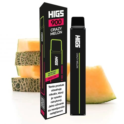 HIGS XL 900 Puffs Crazy Melon  Mesh Coil premium Vape