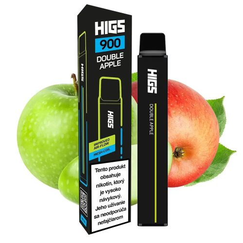HIGS XL 900 Puffs Double Apple   Mesh Coil premium Vape