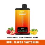 WGA Crystal 20000 Puffs 2in1 vape - Strawberry Ice Cream - Strawberry Banana